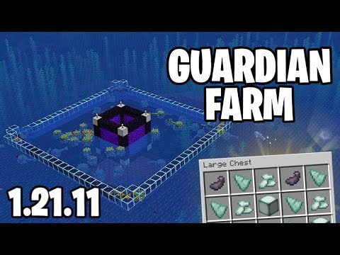 EASIEST Guardian Farm Tutorial! Minecraft Java 1.21.11