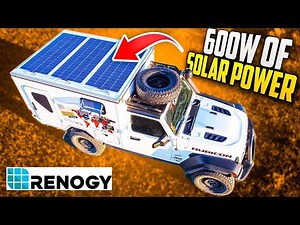 DIY Flexible Solar Panel Install - POWER FROM THE SUN!
