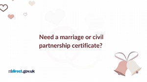 You can order a marriage or civil partnership certificate online: https://www.nidirect.gov.uk/articles/ordering-life-event-certificates Department of Finance | nidirect | Facebook