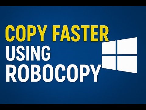 Robocopy Command Explained 🔥 | Copy Files Like a Pro in Windows (Fast & Reliable)