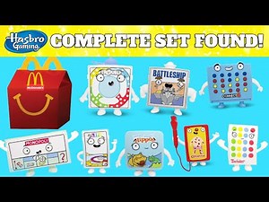 Unboxing McDonald's Hasbro Happy Meal Toys! Complete Set Found!! 2021