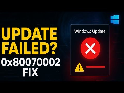 KB5072033 Installation Failed? Fix Error 0x80070002 on Windows 11