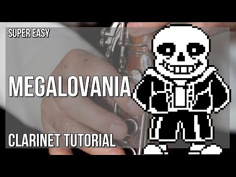 SUPER EASY: How to play Megalovania by Toby Fox on Clarinet (Tutorial)