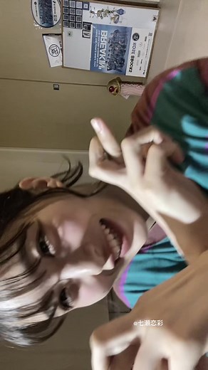 Dynamic Dance Moves in a Colorful Room Setting