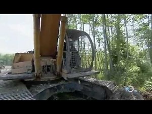 swamp loggers building the new road