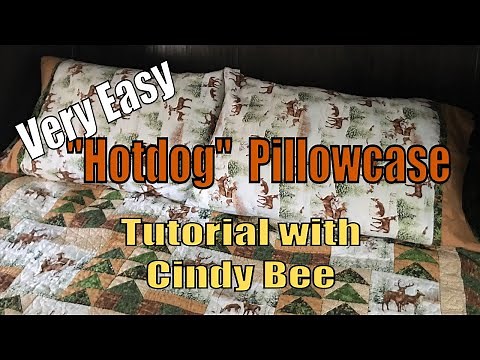 Hotdog Pillowcase Tutorial