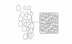 Pebbles - Free CAD Drawings