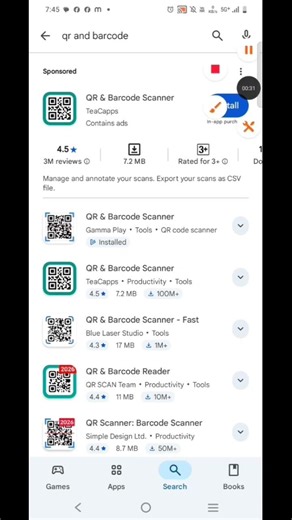 qr code generator app ! how to create qr code ! #shorts