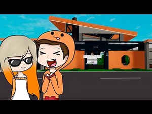 24 HORAS EN UN MUNDO NARANJA CON LYNA EN BROOKHAVEN ROBLOX!!