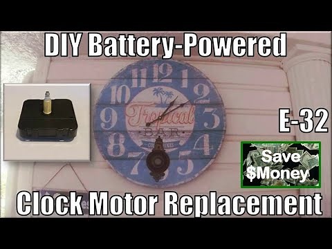Replace Clock Motor