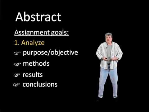 How to Write an Abstract in APA