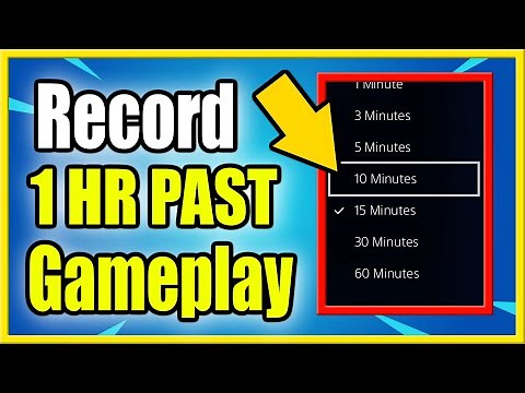 How to Record Past Gameplay on PS4 for YOUTUBE (1 Hour Any Game!)