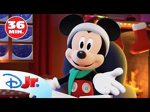 MICKEY Y MINNIE: Cortos de Navidad de Mickey y Minnie 🎁☃️ | RECOPILACIÓN | ‪@DisneyJuniorES‬