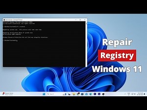 How to Repair Registry on Windows 11