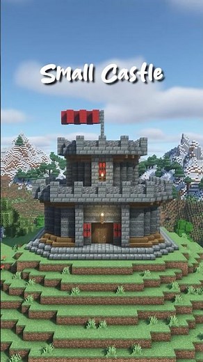 Building A Small Castle In Minecraft
