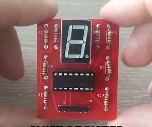 How to Use 74HC595 Shift Register  With Arduino. Building Custom 7 Segment 1 Digit Display Module