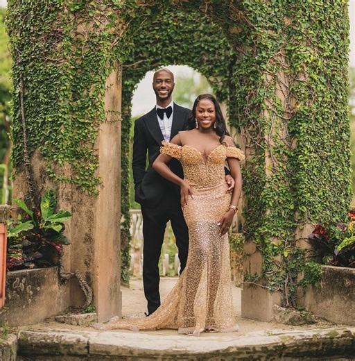 Ghana Meets Jamaica as Eno and Orlando Say ‘I Do’ in a Beautiful White Wedding