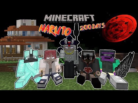 We Spent Another 100 Days in Naruto Minecraft [5 Friends]