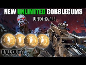 (NEW) BO3 ZOMBIES UNLIMITED GOBBLEGUMS! *UNLOCK ALL IN 2023*
