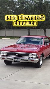 The 1966 Chevelle SS was one of the first muscle cars to come with a big-block engine option, a hallmark of performance cars. It was part of Chevrolet’s A-body platform, which was shared with other models like the Pontiac Tempest and Oldsmobile Cutlass. | Vintage cars collection