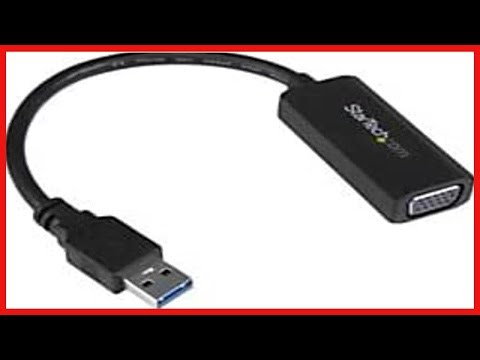 StarTech com USB 3 0 to VGA Display Adapter 1920x1200, On Board Driver Installation, Video Converter