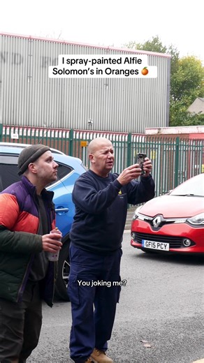 I Spray-Painted Alfie Solomon’s in Oranges 🍊 #mural #peakyblinders | spraypaint