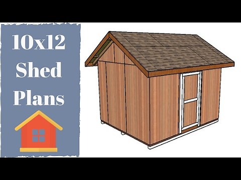 10x12 Shed Plans Free