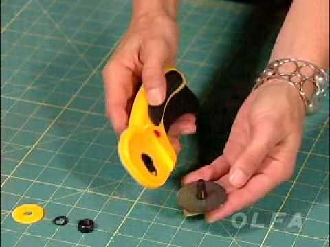 OLFA 45mm Rotary Cutter Blade Change