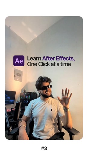 Designer | Video Editor | Content Creator on Instagram: "Learn @adobe after effects one click at a time! (Video editing, after effects tutorial, adobe creative cloud)"