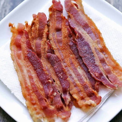 Crispy Microwave Bacon - Healthy Recipes Blog