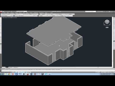 Apprendre Autocad en 1h. Tutoriel réalisation Maison 3D