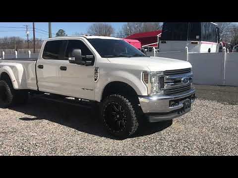 2018 Ford F350 Super Duty Crew Cab Long Bed Dually 4x4 Diesel Lifted Pickup
