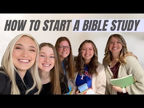 How to Start Your Own Bible Study With Your Friends - Step by Step