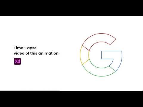 How to animate google logo in Adobe Xd