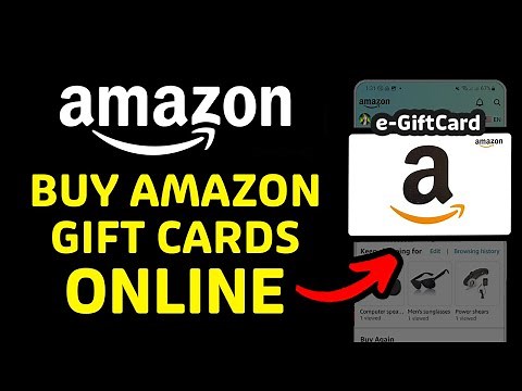 How To BUY Amazon Gift Card ONLINE