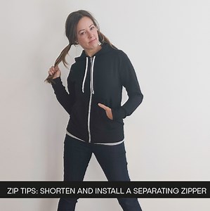 Zip Tips: How to shorten and install a separating zipper - Hey June Handmade