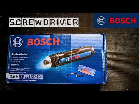 Bosch GO 3.0 3.6v Professional Cordless Screwdriver Kit (#06019H2281) - Tool Review
