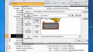 Hyperlinks in Microsoft Project - how to create links in Microsoft project plans