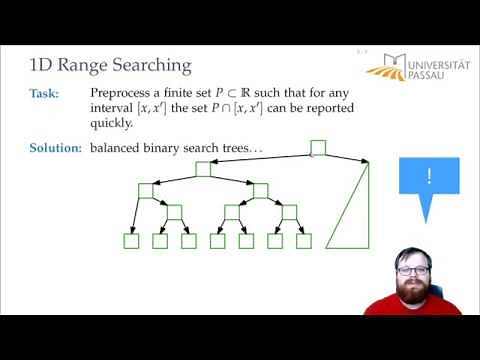 Orthogonal Range Queries: Range Trees and Kd-Trees (1/6) | Computational Geometry - Lecture 05