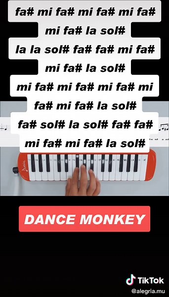 Aprende a Tocar Dance Monkey en Piano y Melódica