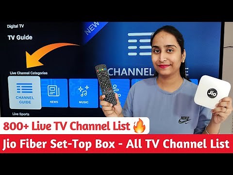 Jio Set Top Box: 800+ Live TV Channel List ✅ | Jio Fiber All TV Channel List - Jio Fiber/Air Fiber