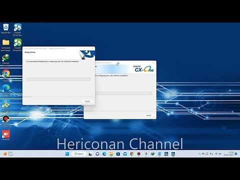 1. Download and install CX-ONE (cx programmer, cx designer) on Windows 11.