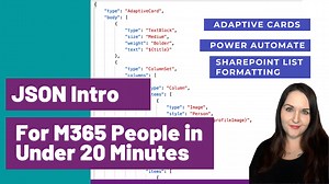 JSON Intro for Microsoft 365 People - April Dunnam