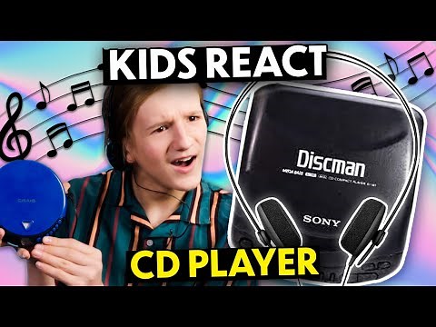 Kids Use A CD Player For The First Time! | Kids REACT