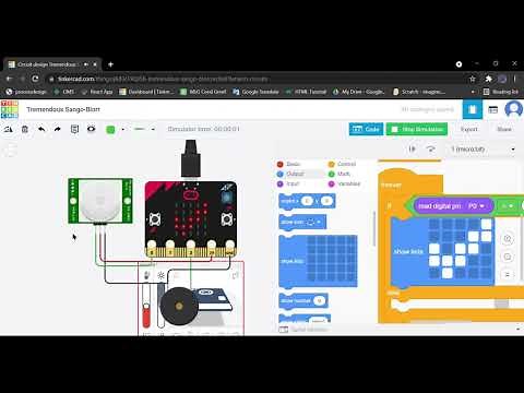 How make a simple project with Micro:bit in Tinkercad