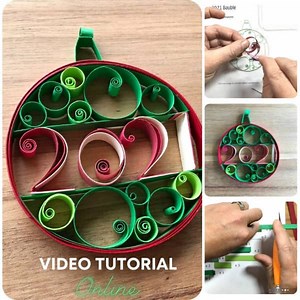 Four Christmas Quilling Tutorials from Tambella Arts