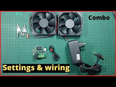 How To Use W1209 thermostat Temperature Sensor//Setting & Wiring//Unboxing Review//w1209.
