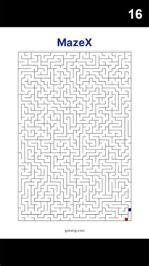 Free Printable Maze for Adults #2 | Advanced Brain Teaser #Shorts