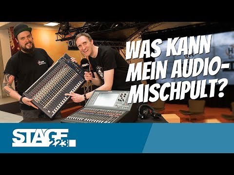 Mischpult Tutorial Digital VS Analog - Was sind die Unterschiede? | stage.basic