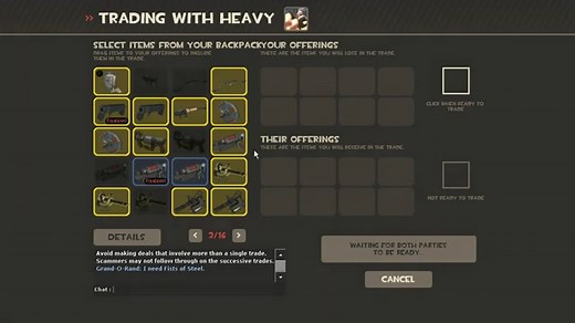 交易 - Official TF2 Wiki | Official Team Fortress Wiki